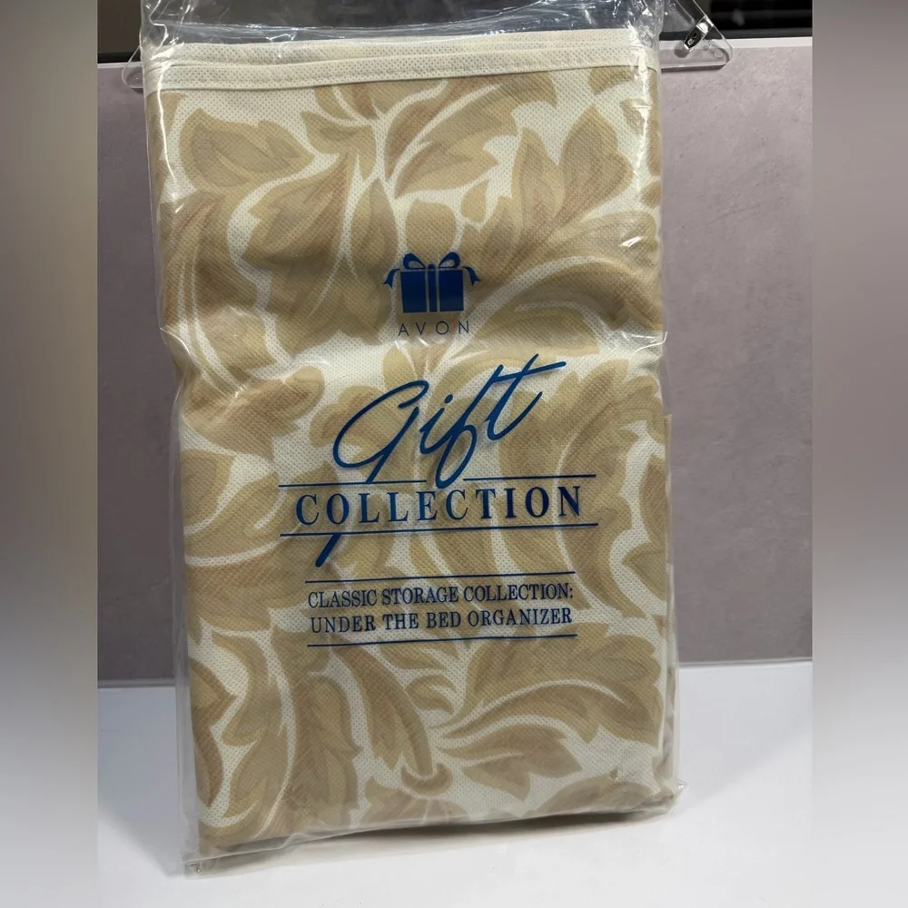 💜3/$15 Avon Gift Collection Beige and Blue Organizer VINTAGE 2001